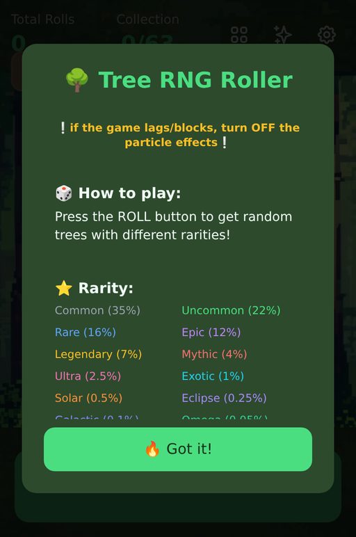 (♾️)🍄TREES RNG!🌴🌲🌳