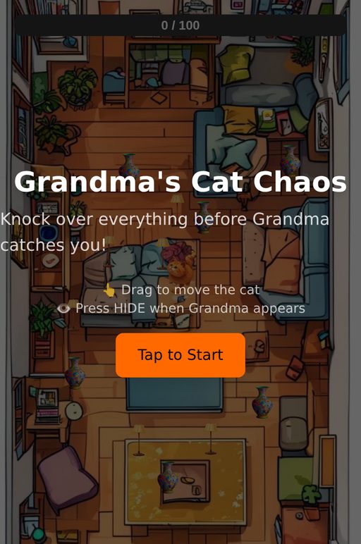 Grandma's Cat Chaos