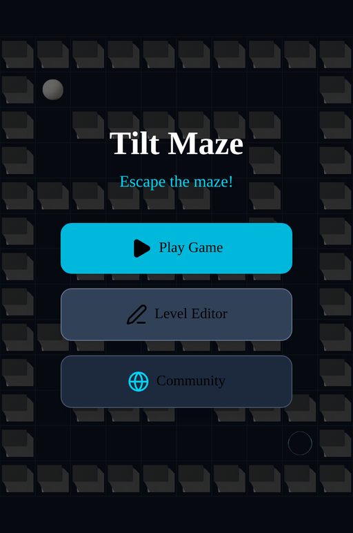 Tilt Maze