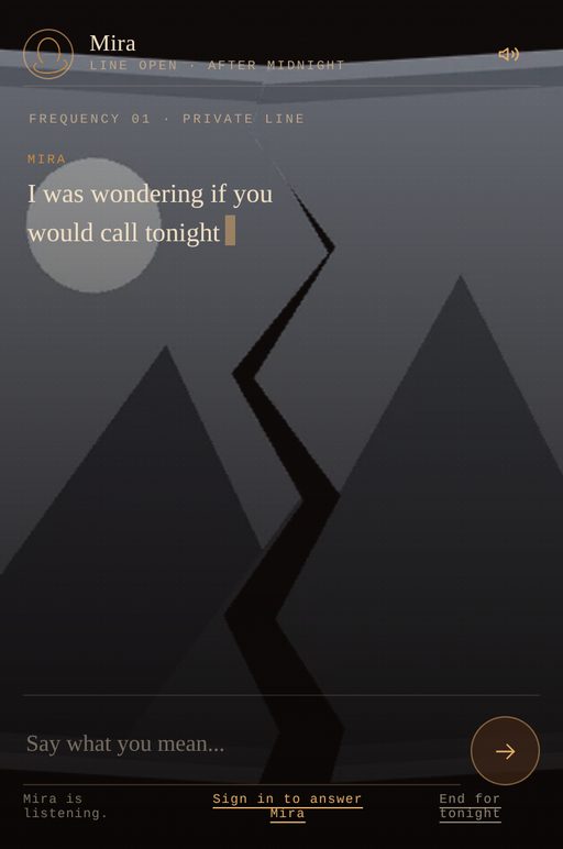 Talk to Mira