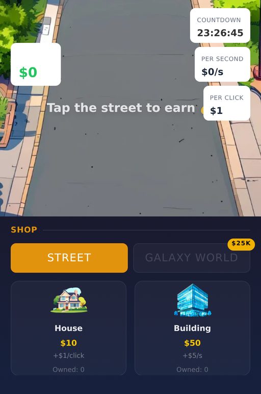 Idle Street Tycoon