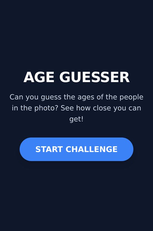 Photo Age Challenge