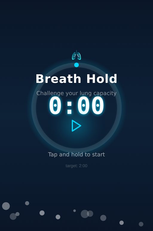 Breath Hold Challenge