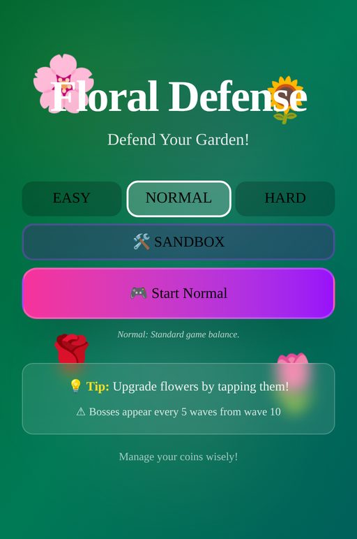 Flower Tower defense
