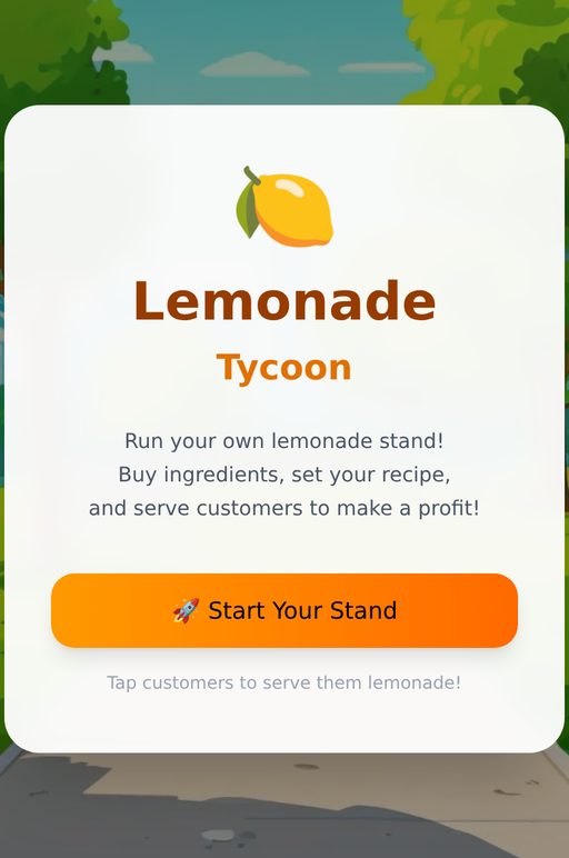 Lemonade Tycoon