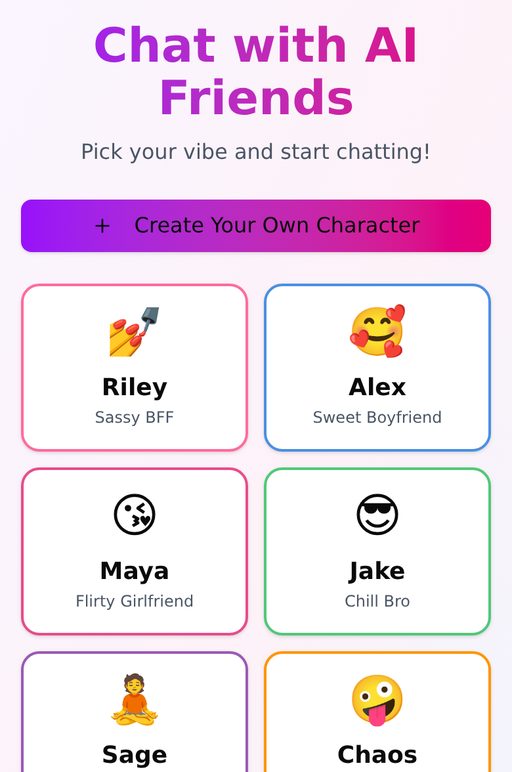 Chat with AI Friends