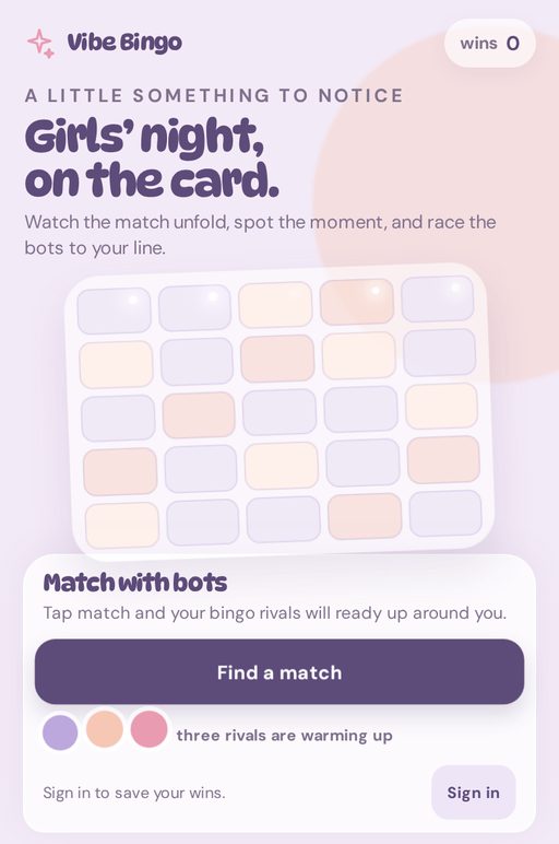 Vibe Bingo