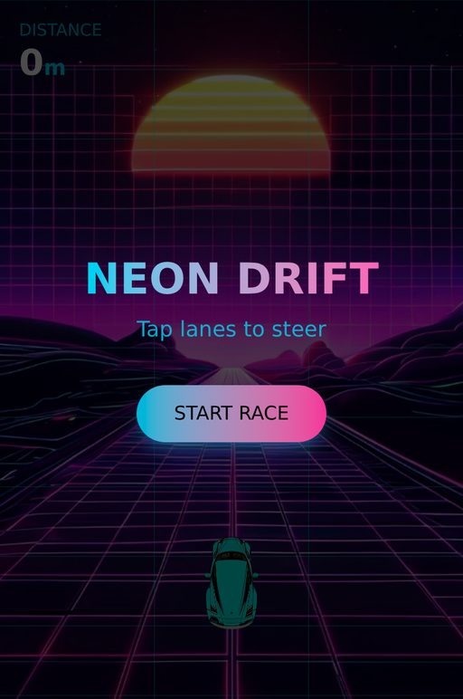 Neon Drift Racer
