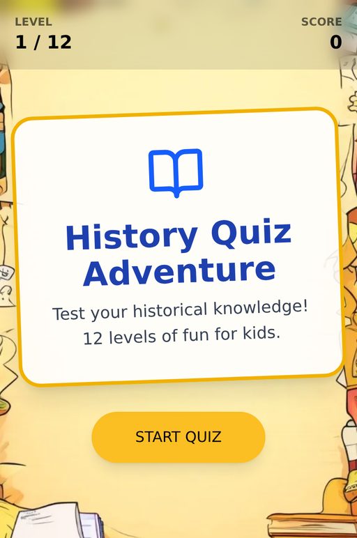 History Quiz Adventure