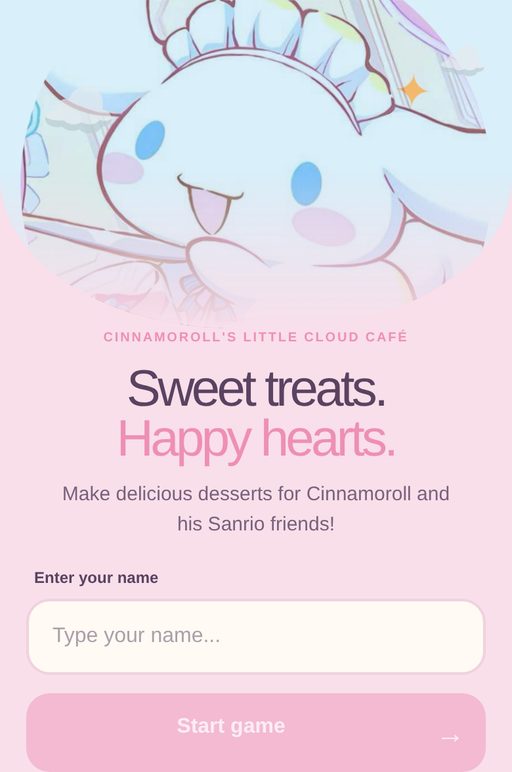 Cinnamoroll's Sweet Café