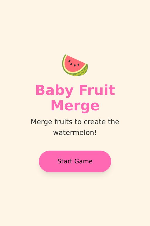 Baby Fruit Merge