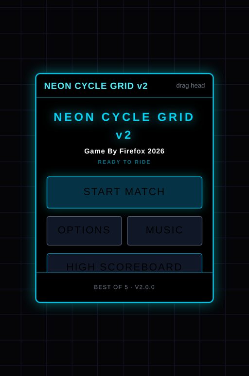 Neon Cycle Grid v2