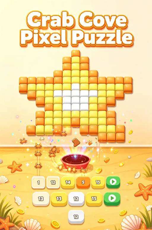 Crab Cove Pixel Puzzle